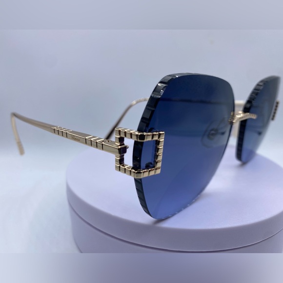 👑Chopard SCHG31 0300 Sunglasses Titanium New Authentic - Picture 8 of 16